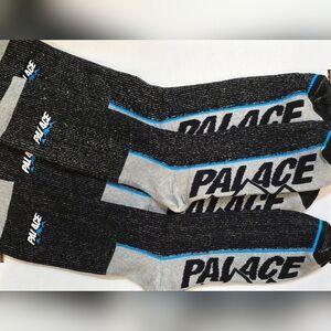 Palace Talking Sock 'Black Marl' - 2 pairs